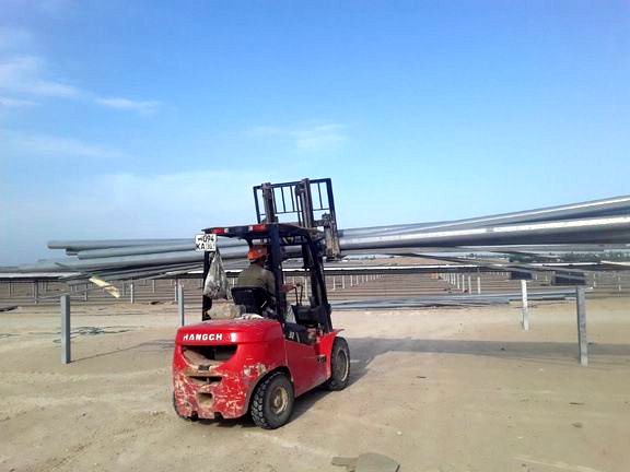 Materials handling on site